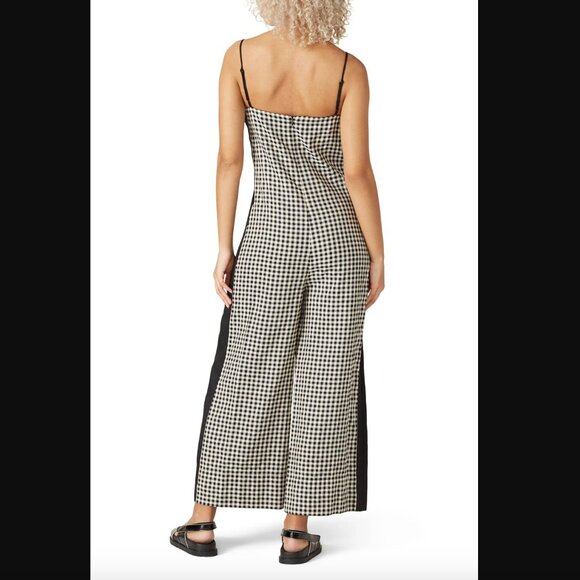 Scotch and Soda Wide Leg Check Jumpsuit XS - Picture 4 of 8